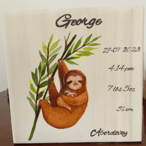 Geboorte Tegel Sloth