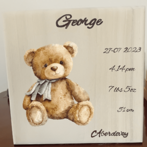 Geboorte Tegel Teddybear